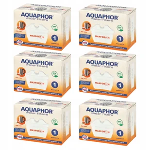 Filtr do wody Aquaphor Maxfor H wkład wymienny do dzbanka Zestaw 6 szt - Wkłady filtrujące - miniaturka - grafika 1