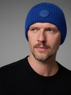 Czapki męskie - 4F Czapka beanie wełniana 4F x Robert Lewandowski - granatowa M - miniaturka - grafika 1