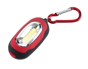 Latarka LED, CORONA, czerwona IN56-0403118 - Latarki - miniaturka - grafika 1