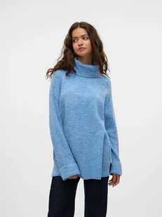 Vero Moda Golf w kolorze błękitnym - Swetry damskie - miniaturka - grafika 1