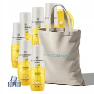Syropy i koncentraty owocowe - Zestaw Syrop koncentrat SodaStream Lemonade Zero 6x440ml + Torba - miniaturka - grafika 1