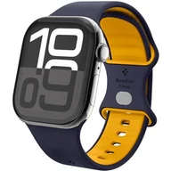 Akcesoria do smartwatchy - Spigen Pasek Nano Pop do Apple Watch 42/41/40/38mm, granatowo-żółty - miniaturka - grafika 1