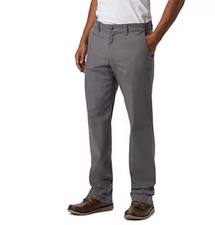 Spodenki męskie - Columbia Męskie spodnie Flex Pantalón Elásticoflex ROC Comfort Stretch Casual, Szary (City Grey), 36W / 30L - grafika 1