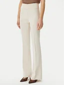 Spodnie damskie - Rinascimento Spodnie materiałowe CFC0123106003 Beżowy Regular Fit - miniaturka - grafika 1