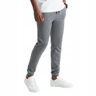 Dresy męskie - Spodnie męskie dresowe z dzianiny grafitowe V5 OM-PASK-0211 XL - miniaturka - grafika 1