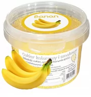 Cukier i słodziki - Cukier Do Waty Cukrowej Banan 100g Bananowy wiadro - miniaturka - grafika 1