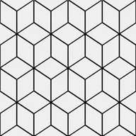 Płytki ceramiczne - Gres Patchwork Alhambra negro mat 25x25 Keros - miniaturka - grafika 1