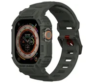 Akcesoria do zegarków - Skinarma Mecha 2in1 do Apple Watch 49mm Oliwkowy - miniaturka - grafika 1