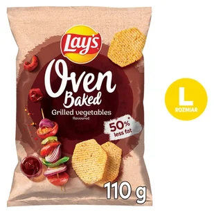 Lay's Oven Baked Grilled Vegetables 110g - Chipsy - miniaturka - grafika 1