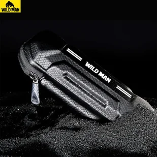 Etui torba sakwa rowerowa Wildman XT11 na rower w miejsce uchwytu na bidon 0,5L Czarna - Sakwy rowerowe - miniaturka - grafika 7