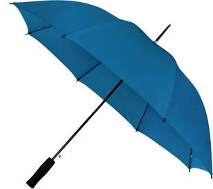 Automatyczna lekka parasolka damska niebieska z czarnym stelażem - Parasole - miniaturka - grafika 1