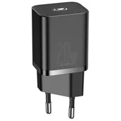 Ładowarki do telefonów - Baseus Super Si Quick Charger 1C 20W CCSUP-B01 szybka ładowarka sieciowa z gniazdem USB-C CCSUP-B01 - miniaturka - grafika 1