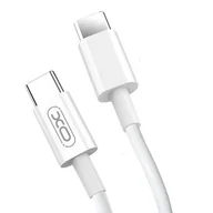 Kable USB - Xo Kabel NB124 typ-C/typ-C Pd biały 40W 1m - miniaturka - grafika 1