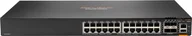 Switche - HPE Aruba 6300F - Switch - L3 - managed - 24 x 10/100/1000 + 4 x 1 Gigabit / 10 Gigabit / 25 Gigabit / 50 Gigabit SFP56 Uplink / Stacking - Front und Seite zu Hinterseite - an Rack montierbar JL668A#ABB - miniaturka - grafika 1