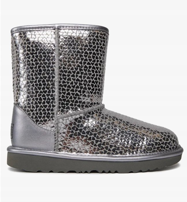 Ugg T Classic Śniegowce Dziecięce Ciepłe Zimowe Ze Skórą 22 Jka
