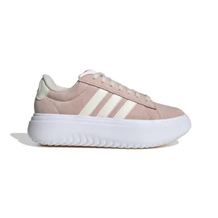 Damskie Buty ADIDAS GRAND COURT PLATFORM SUEDE IE1104 – Różowy - Półbuty damskie - miniaturka - grafika 1