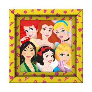Clementoni Puzzle 60el Frame me up Księżniczki Disneya 38805 - Puzzle - miniaturka - grafika 1