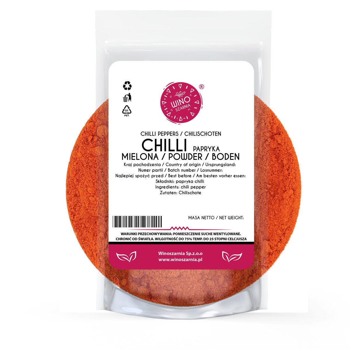 Papryka ostra chilli mielona - 500g