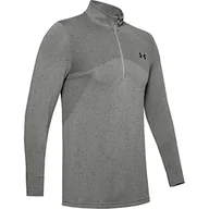 Koszulki męskie - Under Armour Męska bezszwowa koszula z długim rękawem z zamkiem 1/2 (1 szt.) - miniaturka - grafika 1