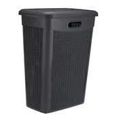 Kosze na bieliznę - Kosz na bieliznę 43 l WILLOW grafit - miniaturka - grafika 1