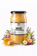 Miód - Miód Wielokwiatowy 1100g Naturalny Polski Rodzinny Łagodny Premium - miniaturka - grafika 1
