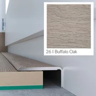 Listwy przypodłogowe - Arbiton Profil podłogowy CS25 zakończeniowy dąb buffalo 1,2 m - miniaturka - grafika 1