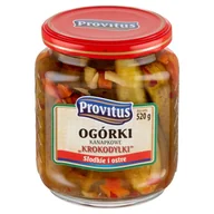 Pasztet i przetwory mięsne - Ogórki konserwowe kroodylki Provitus 520G - miniaturka - grafika 1
