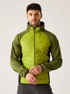 Kurtki i kamizelki sportowe męskie - Regatta Kurtka hybrydowa "Andreson VIII" w kolorze zielono-czarnym - miniaturka - grafika 1