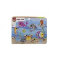 Gry planszowe - HIPO Rybki gra 30x22cm drewno - miniaturka - grafika 1