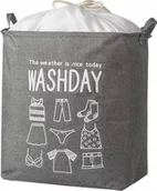 Kosze na bieliznę - Kosz na pranie PrzydaSie Worek Pojemnik Kosz Łazienkowy Organizer Pranie Bieliznę Zabawki 75L - miniaturka - grafika 1