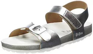 KICKERS Sunkro, sandały damskie, srebrny, 36 EU - Sandały damskie - miniaturka - grafika 1