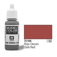 Akcesoria i części modelarskie - VALLEJO Farba Nr32 Dark Red 17mlMatt - miniaturka - grafika 1