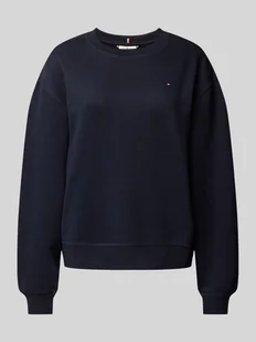 Bluza z wyhaftowanym logo i okrągłym dekoltem - Bluzy damskie - miniaturka - grafika 1