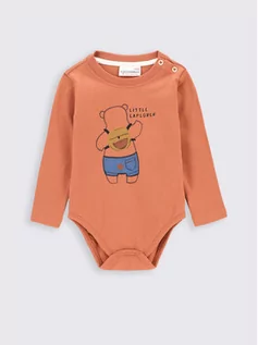 Body dla niemowląt - Coccodrillo Body dziecięce ZC2112101TRN Pomarańczowy Regular Fit - grafika 1