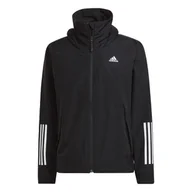 Kurtki i kamizelki sportowe damskie - BSC 3-Stripes RAIN.RDY Jacket - miniaturka - grafika 1