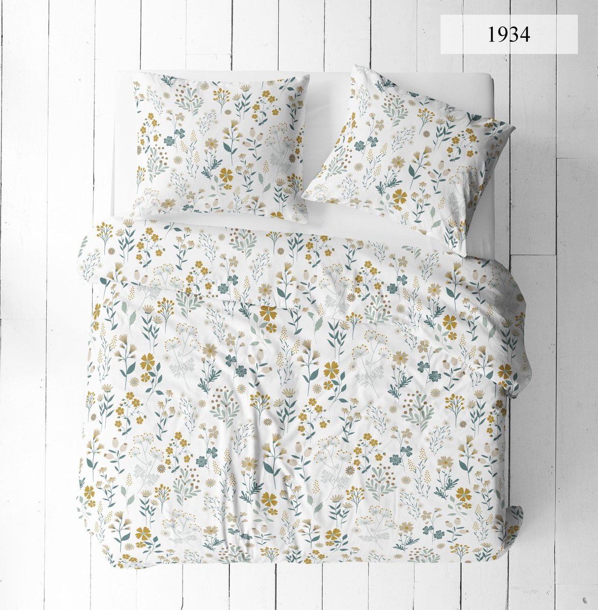 Komplet pościeli Kora 160x200 kwiaty, łąka