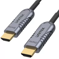 Kable - Unitek Pro Przewód Hdmi 2.1 8K Fiber Optical 60M - miniaturka - grafika 1