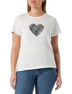 Koszulki i topy damskie - ICHI T-shirt damski, 114201/Cloud Dancer, M - miniaturka - grafika 1
