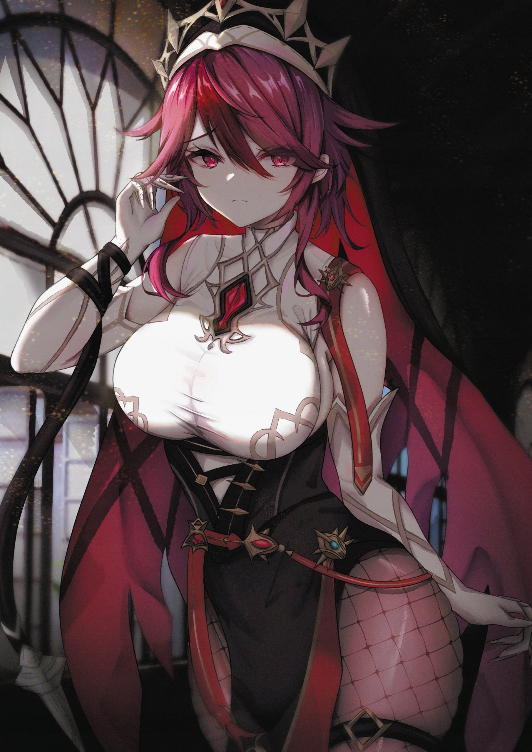 Plakat A3 Genshin Impact Anime Gra Rosaria