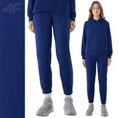 Spodnie damskie - Spodnie Damskie 4f Dresowe Sportowe Joggery F1138 Dresy Na Co Dzień S - miniaturka - grafika 1