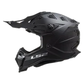 Kaski motocyklowe - Kask Cross LS2 MX700 Subverter Evo II Całkowicie Czarny MatowyXXL - miniaturka - grafika 1