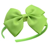 Ozdoby do włosów - Opaska do Włosów Zielona na Głowę z Kokardą dla Dziewczynki Lekka - miniaturka - grafika 1