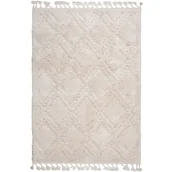 Dywany - Dywan z frędzlami Cut&Loop Havana 901 beżowy 120 x 170 cm - miniaturka - grafika 1