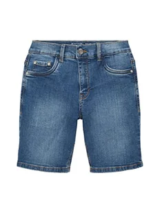 TOM TAILOR Chłopcy bermudy jeans szorty 1035009, 10152 - Mid Stone Bright Blue Denim, 128 - Spodenki damskie - miniaturka - grafika 1