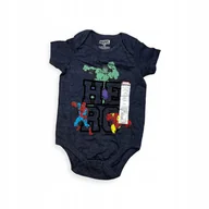 Body dla niemowląt - Granatowe body dziecięce MARVEL 18 miesięcy - miniaturka - grafika 1