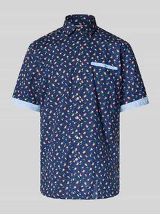 Koszula casualowa regular fit z kołnierzykiem typu kent - Koszule męskie - miniaturka - grafika 1