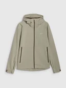 Kurtki i kamizelki sportowe męskie - 4F Kurtka przejściowa membrana 5000 męska - oliwkowa/khaki M - miniaturka - grafika 1