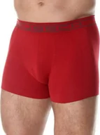 Majtki męskie - Brubeck BX00501A Bokserki męskie classic COMFORT COTTON ciemnoczerwony L - miniaturka - grafika 1