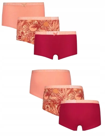VINGINO FIGI DZIECIĘCE Z KWIATOWYM NADRUKIEM 3 PACK 110/116 J9A