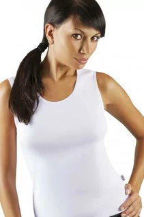 Bielizna nocna - Klasyczna koszulka na szerokich ramiączkach Sara melanż XXL - grafika 1